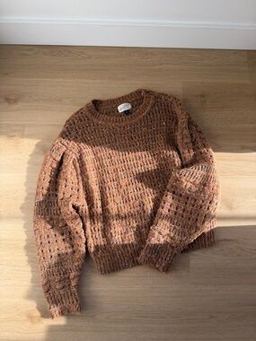 Universal Thread Brown Cropped Knit Sweater